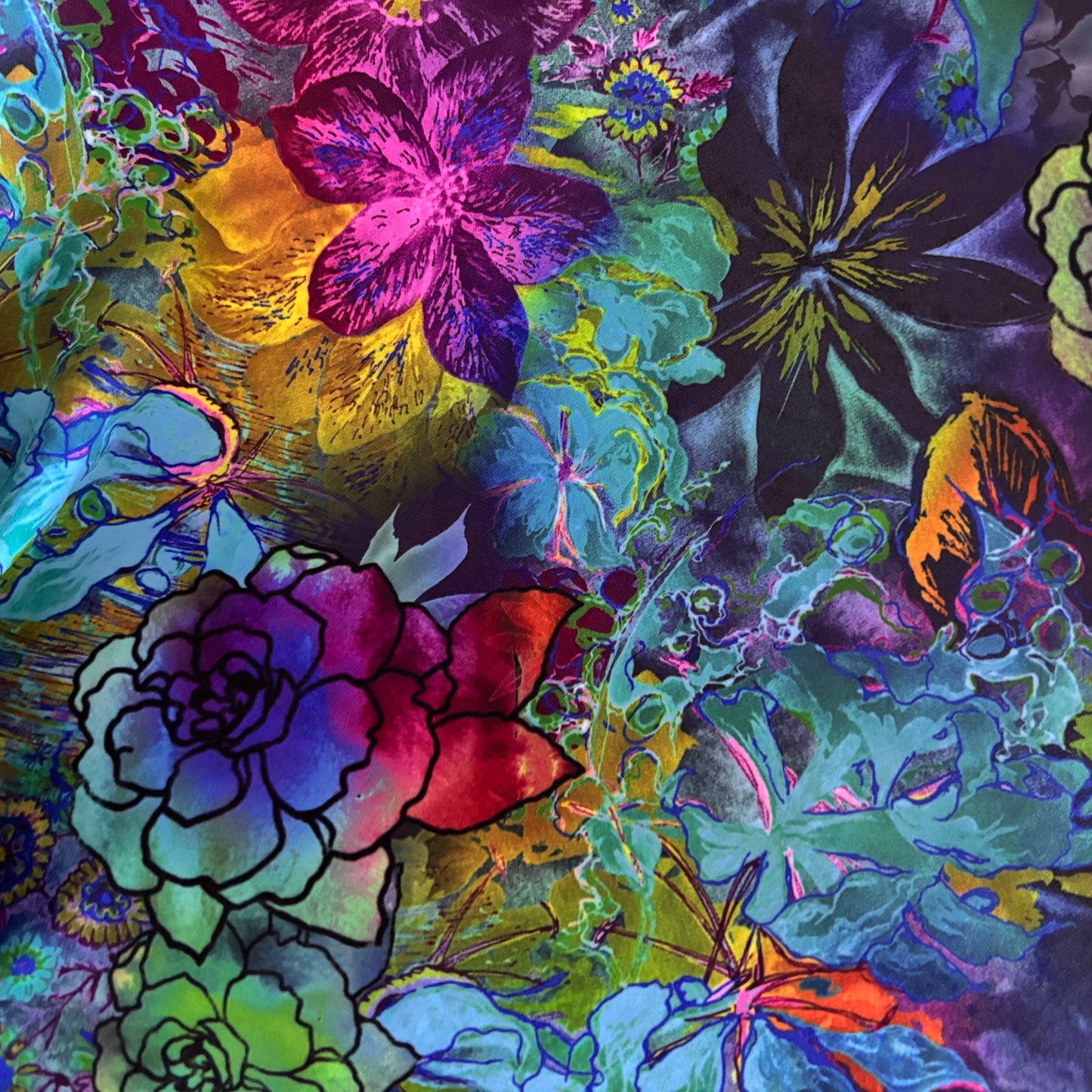 Made to Order: LIMITED PRINTS - Floral AQUAS (or Normal)