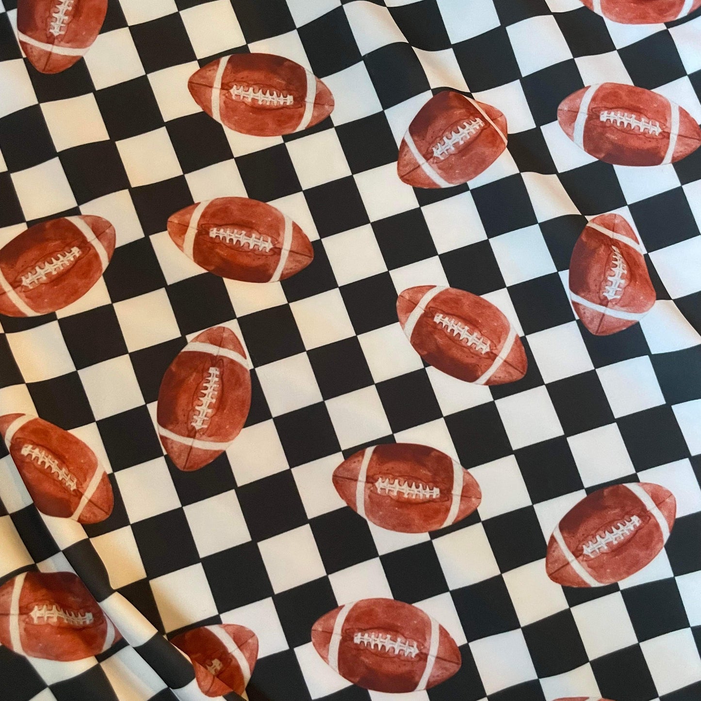 Made to Order: LIMITED PRINTS - Checkers/Houndstooth AQUAS (or Normal)