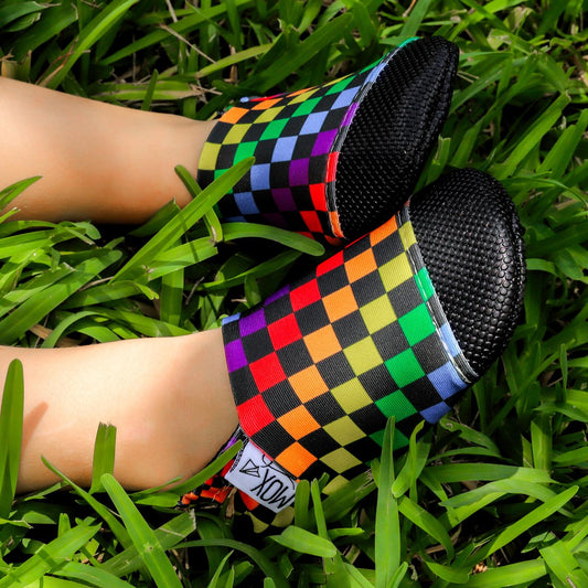 Made to Order: LIMITED PRINTS - Checkers/Houndstooth AQUAS (or Normal)