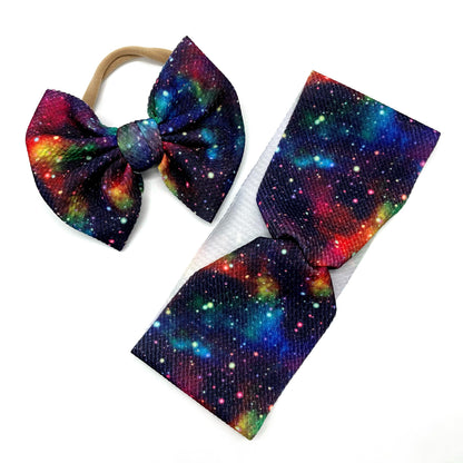 Ready to Ship Mama Headbands- Galaxy